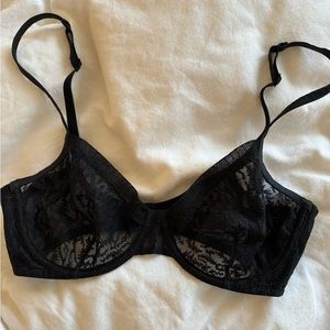 NWOT La Perla Black Lace Bra
